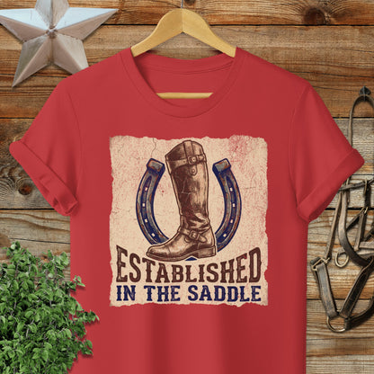 Established in the Saddle Softstyle Tee