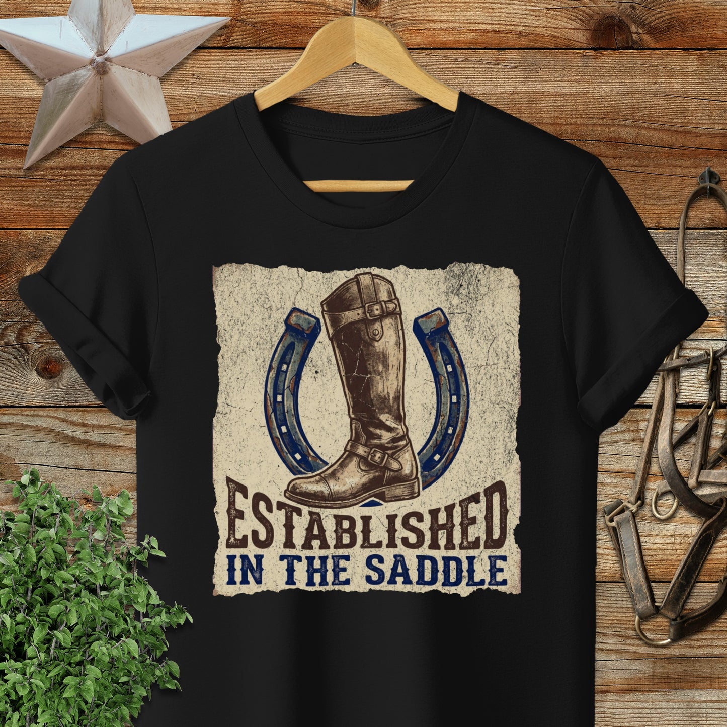 Established in the Saddle Softstyle Tee