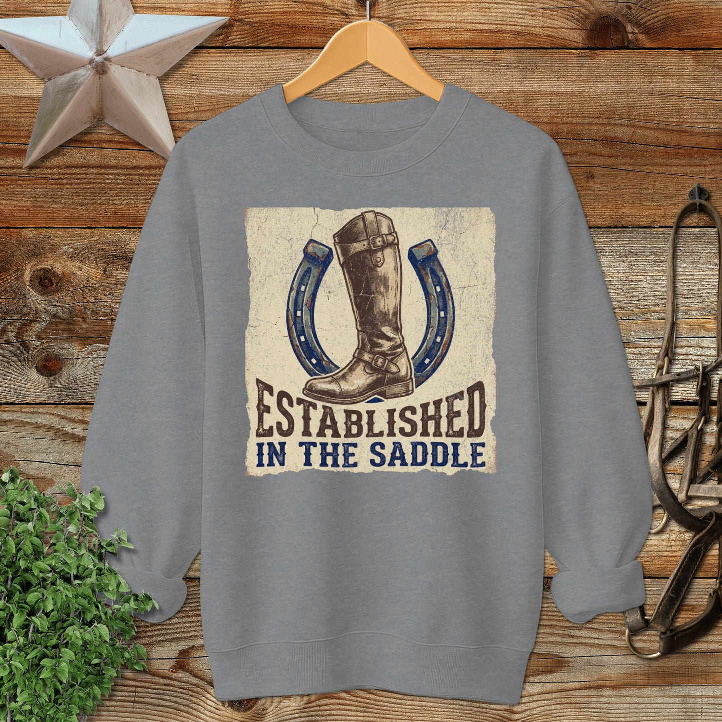 Established in the Saddle Sweatshirt