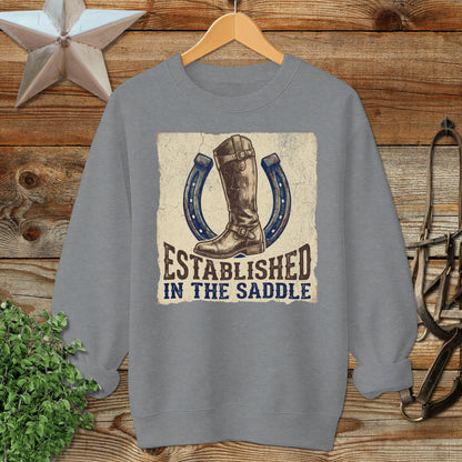Established in the Saddle Sweatshirt