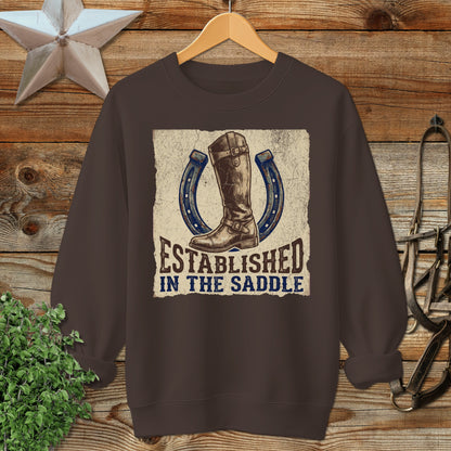 Established in the Saddle Sweatshirt