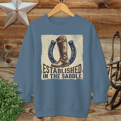 Established in the Saddle Sweatshirt