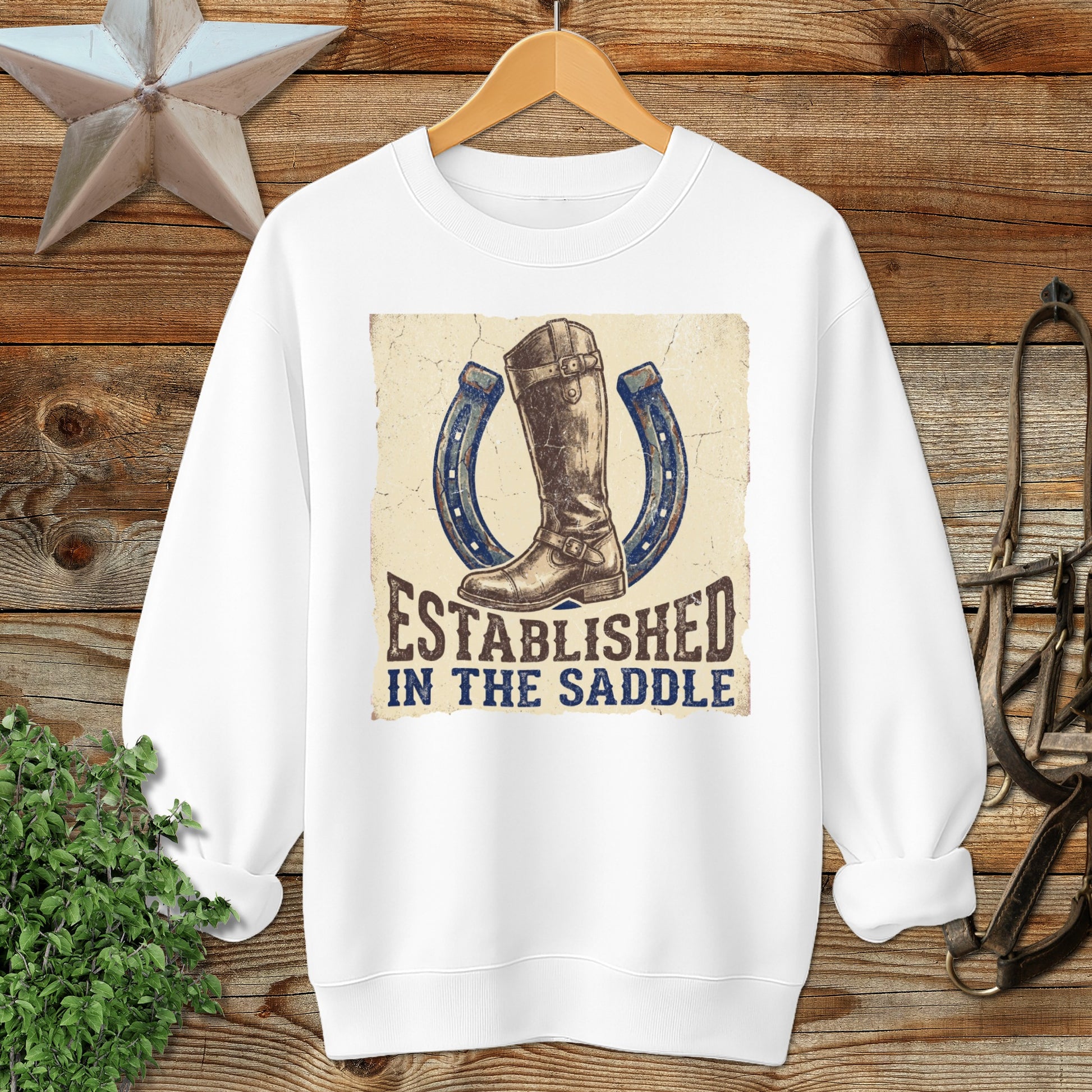 Established in the Saddle Sweatshirt