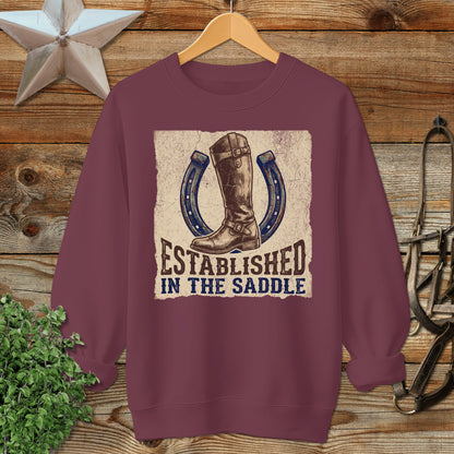 Established in the Saddle Sweatshirt