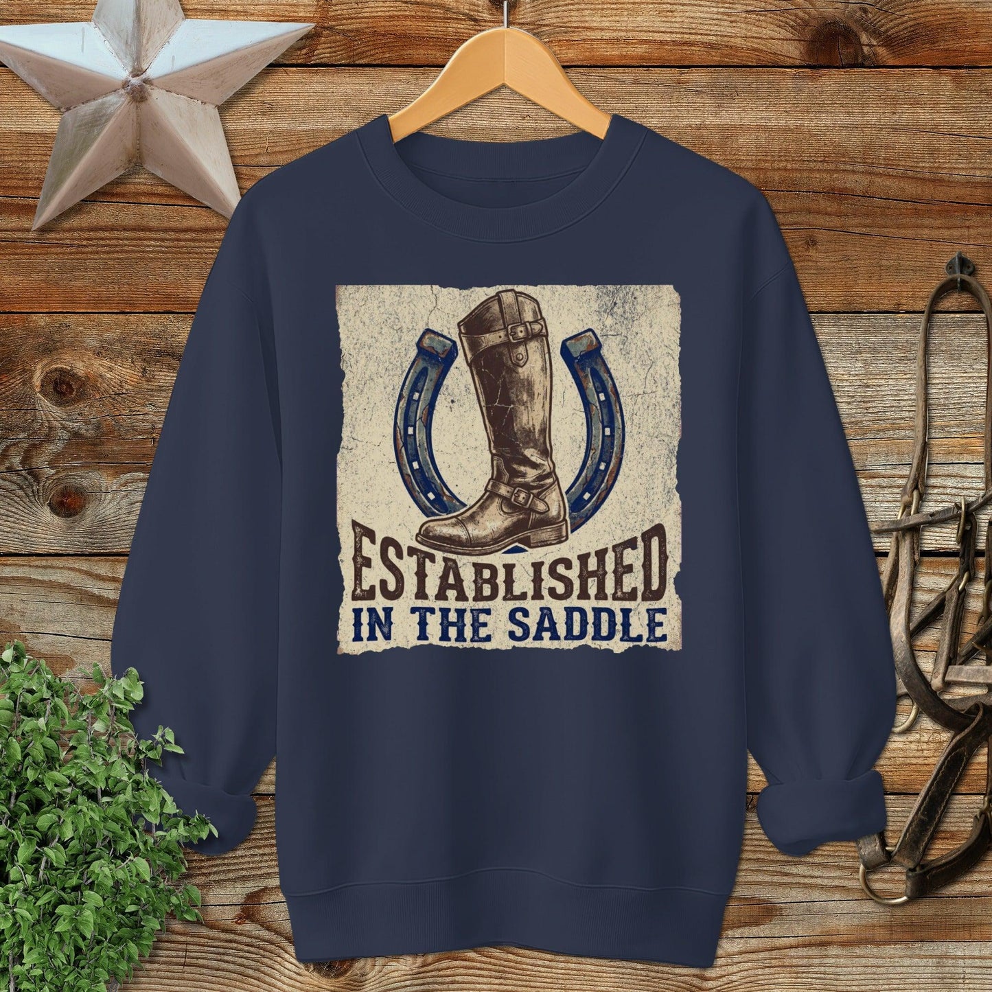 Established in the Saddle Sweatshirt