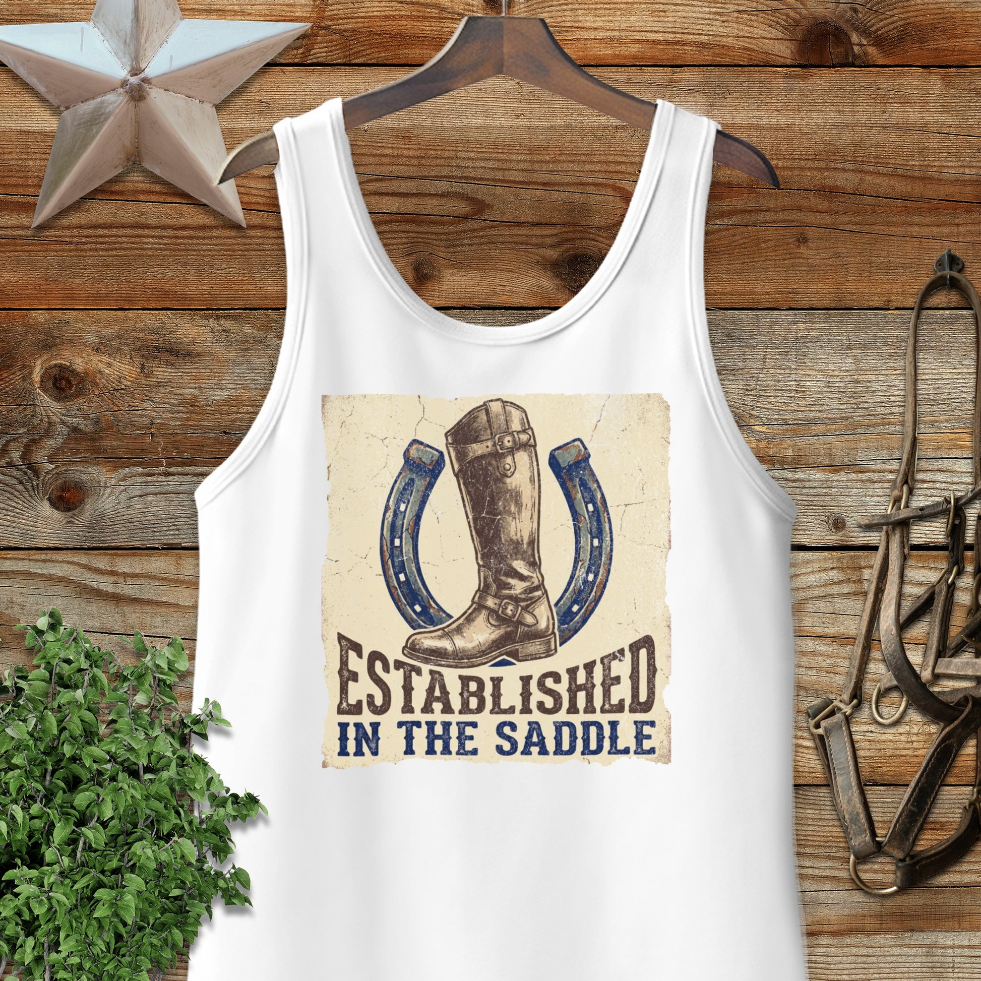 Established in the Saddle Tank Top