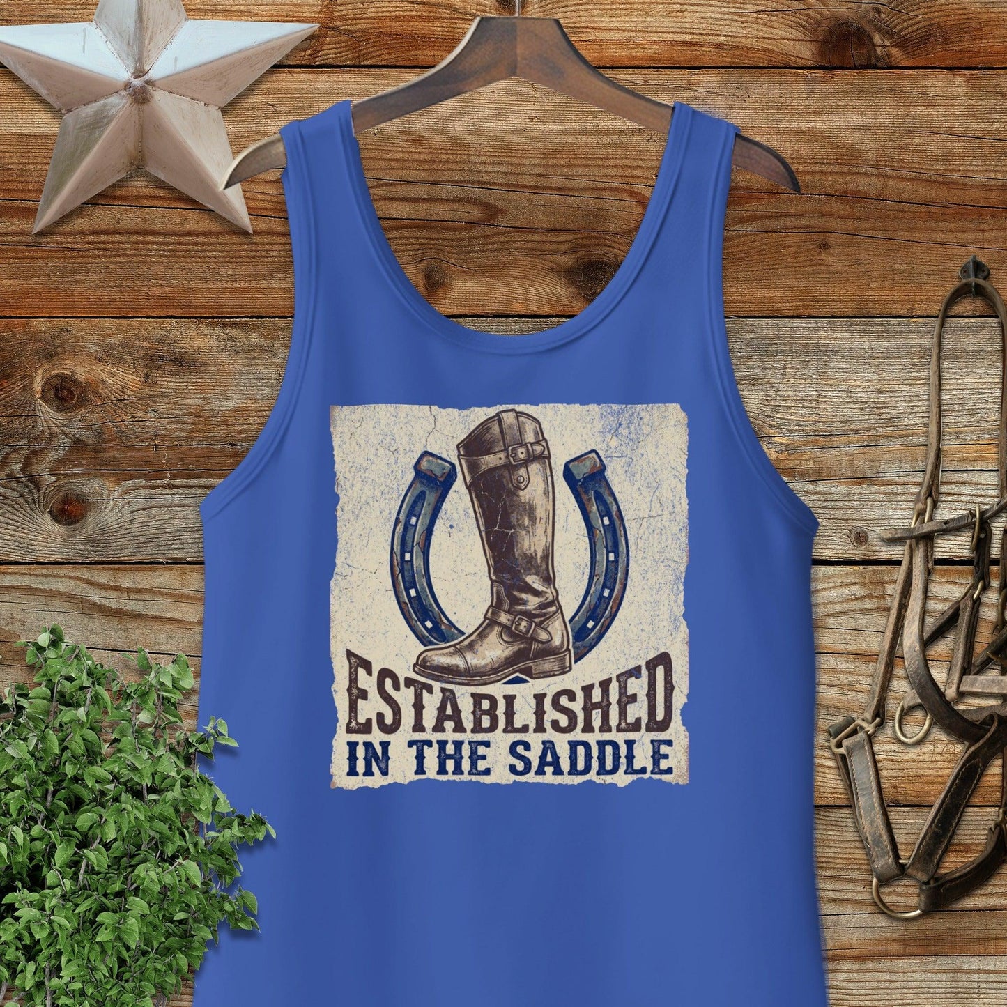 Established in the Saddle Tank Top