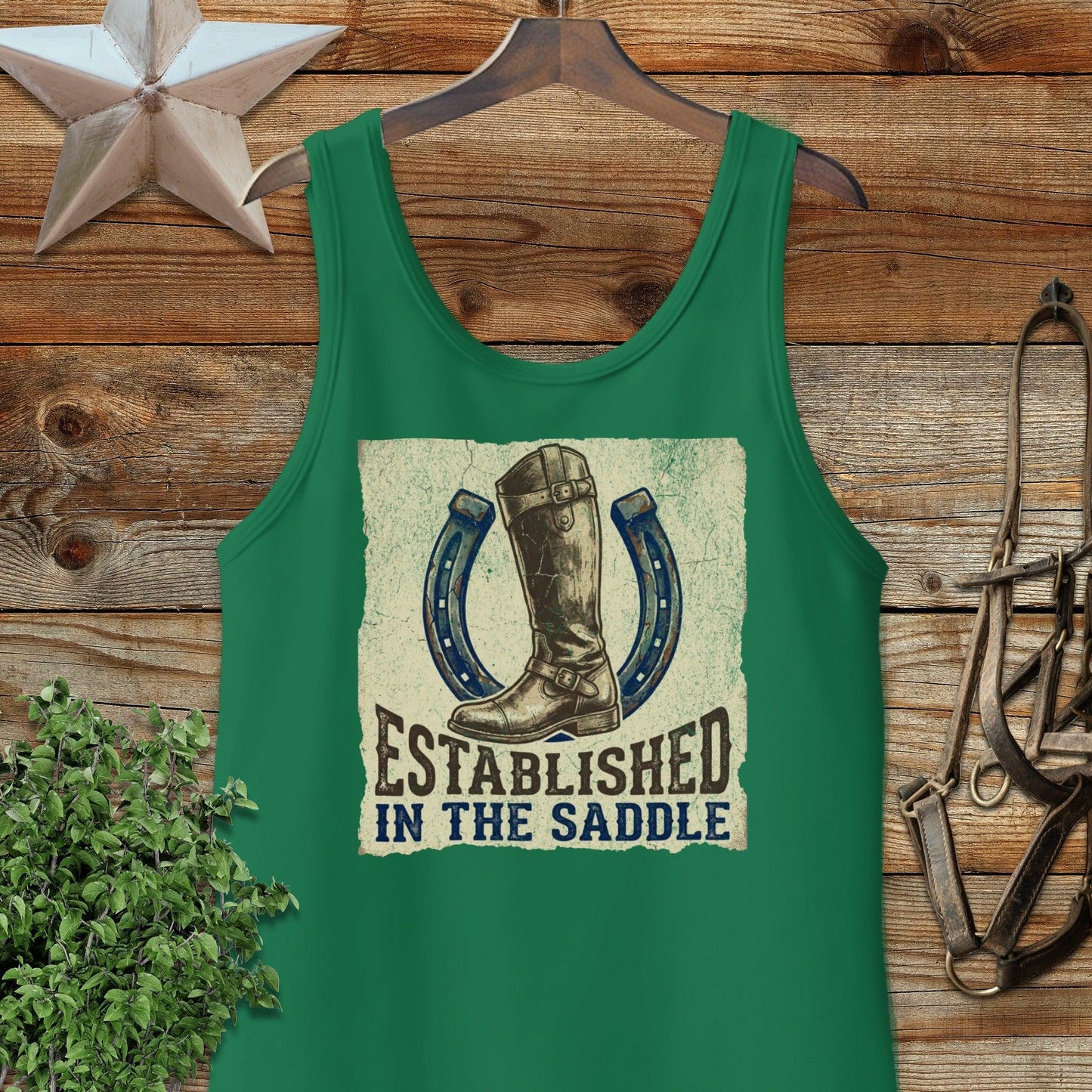 Established in the Saddle Tank Top