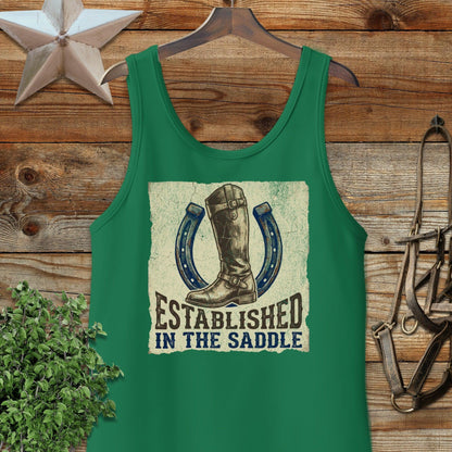 Established in the Saddle Tank Top