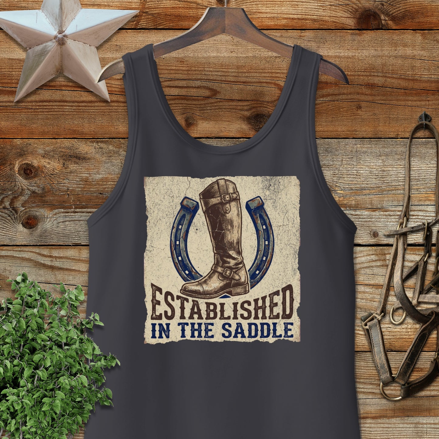 Established in the Saddle Tank Top