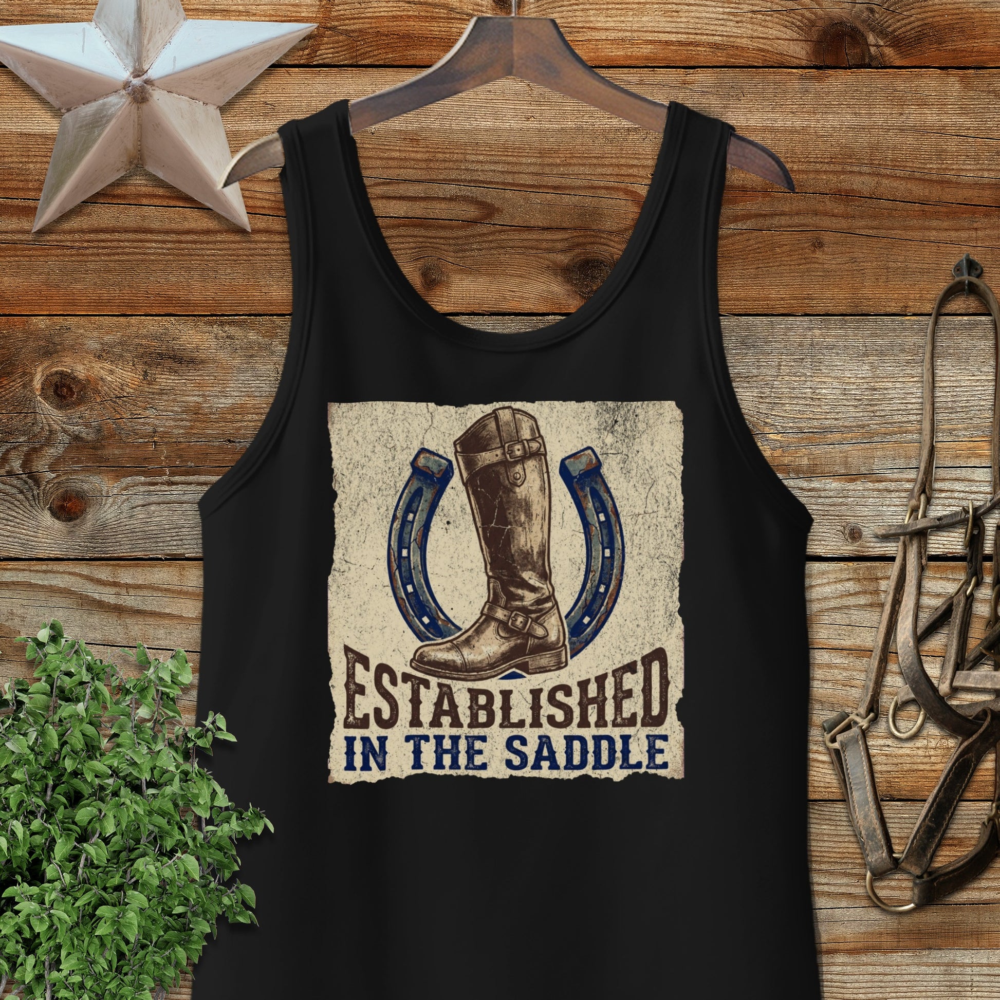 Established in the Saddle Tank Top