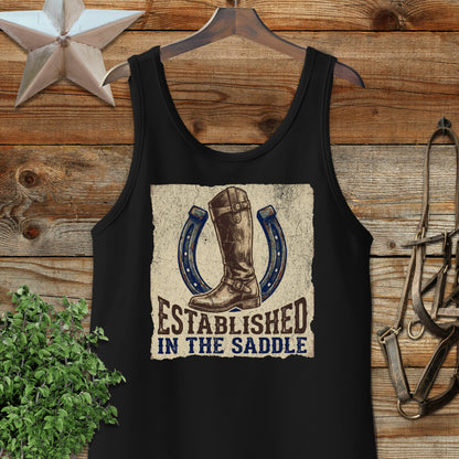 Established in the Saddle Tank Top