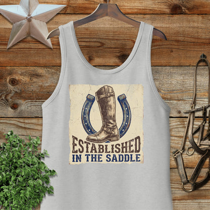 Established in the Saddle Tank Top