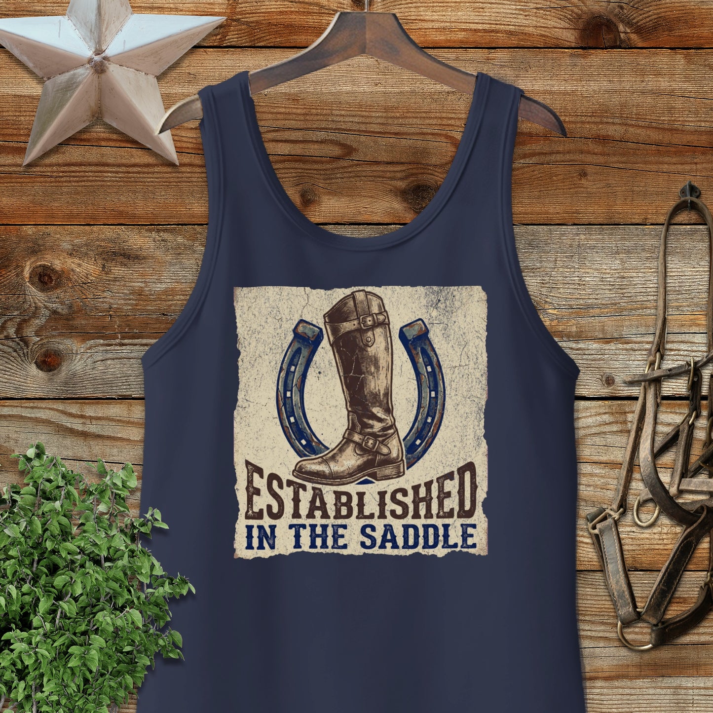 Established in the Saddle Tank Top