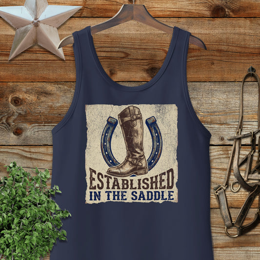 Established in the Saddle Tank Top