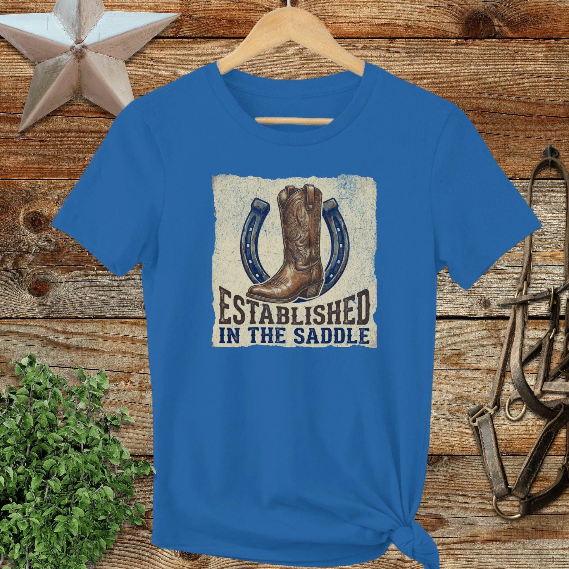 Established in the Saddle Western Ladies Tee