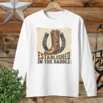 Established in the Saddle Western Long Sleeve Tee