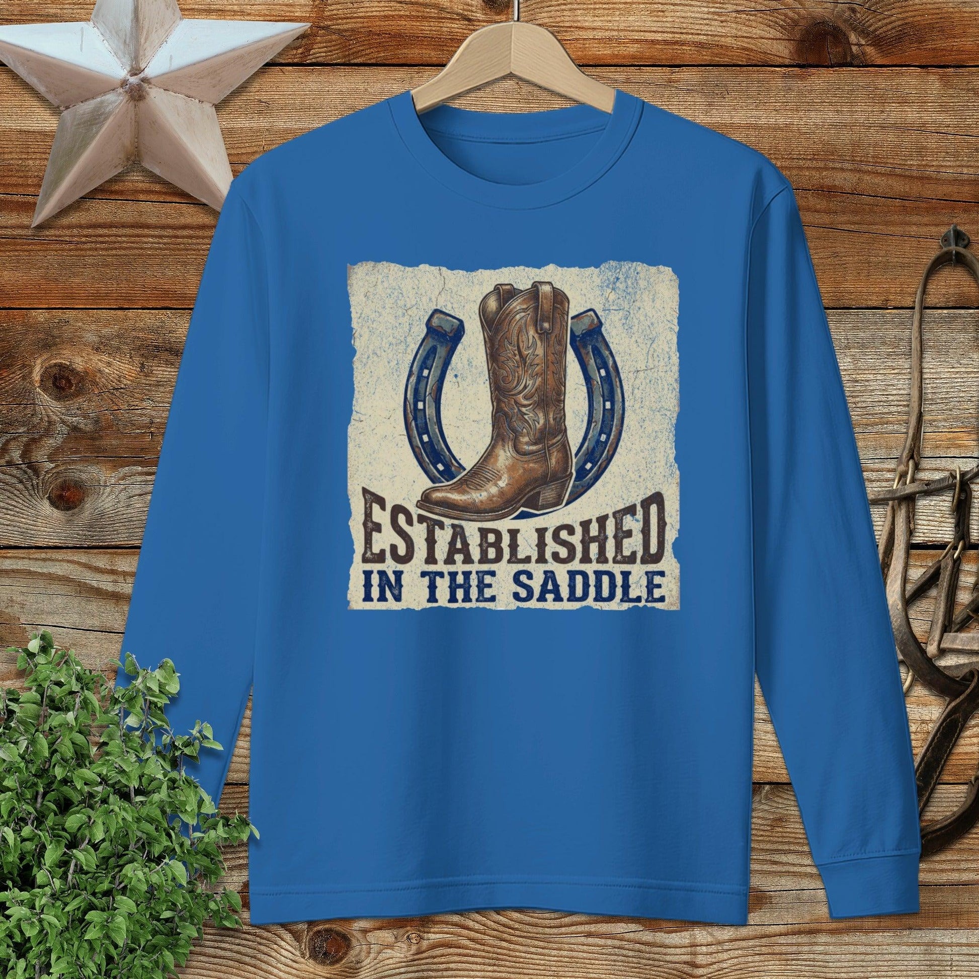 Established in the Saddle Western Long Sleeve Tee