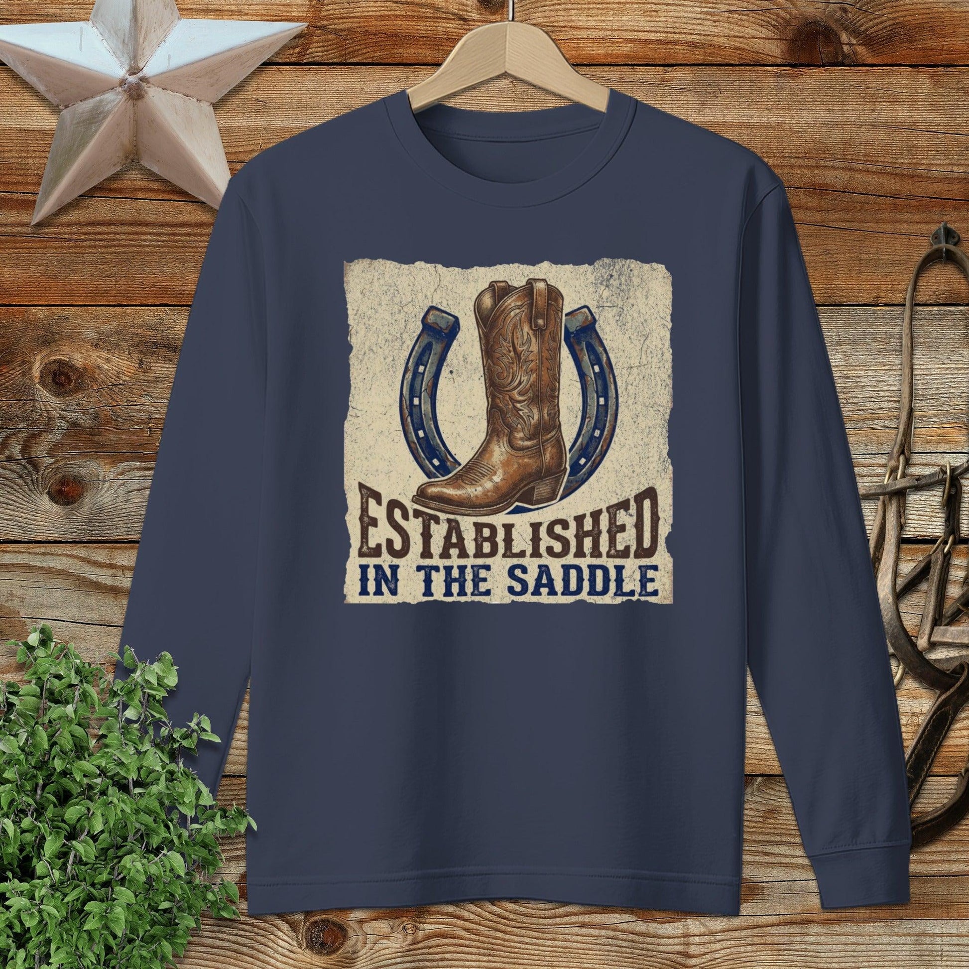 Established in the Saddle Western Long Sleeve Tee