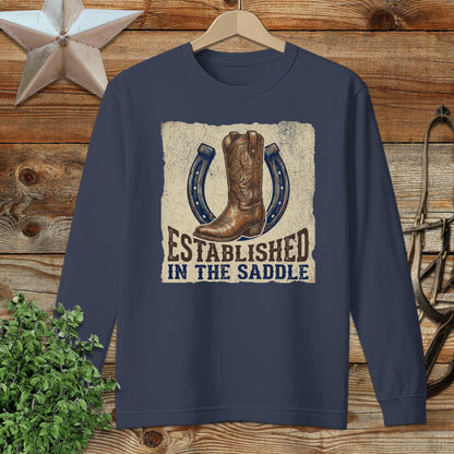 Established in the Saddle Western Long Sleeve Tee