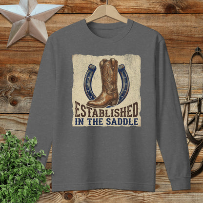 Established in the Saddle Western Long Sleeve Tee