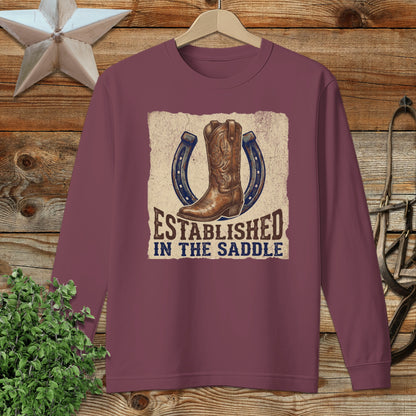 Established in the Saddle Western Long Sleeve Tee