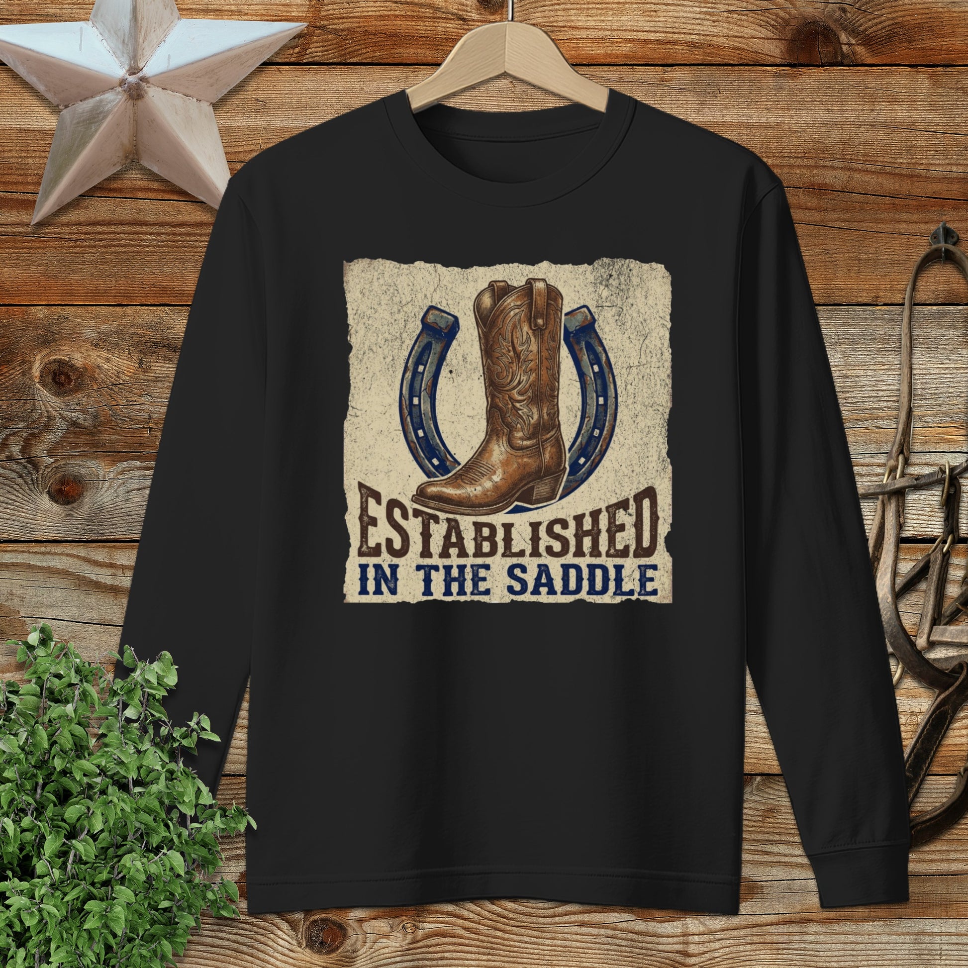 Established in the Saddle Western Long Sleeve Tee