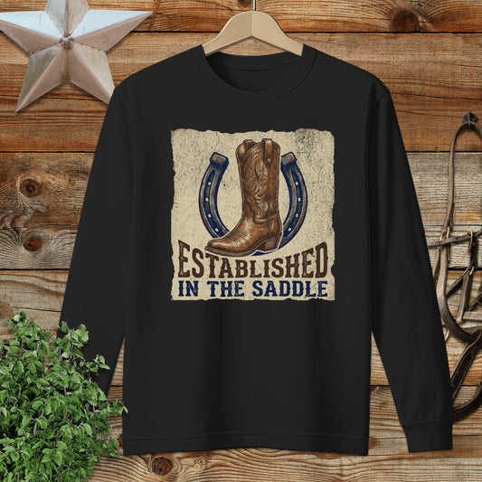 Established in the Saddle Western Long Sleeve Tee