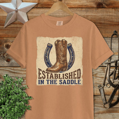 Established in the Saddle Western Signature Tee