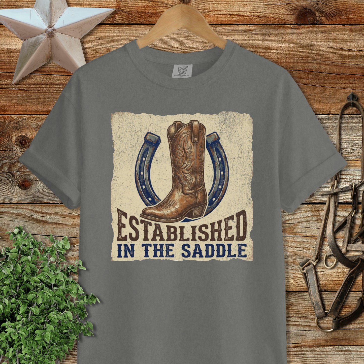 Established in the Saddle Western Signature Tee