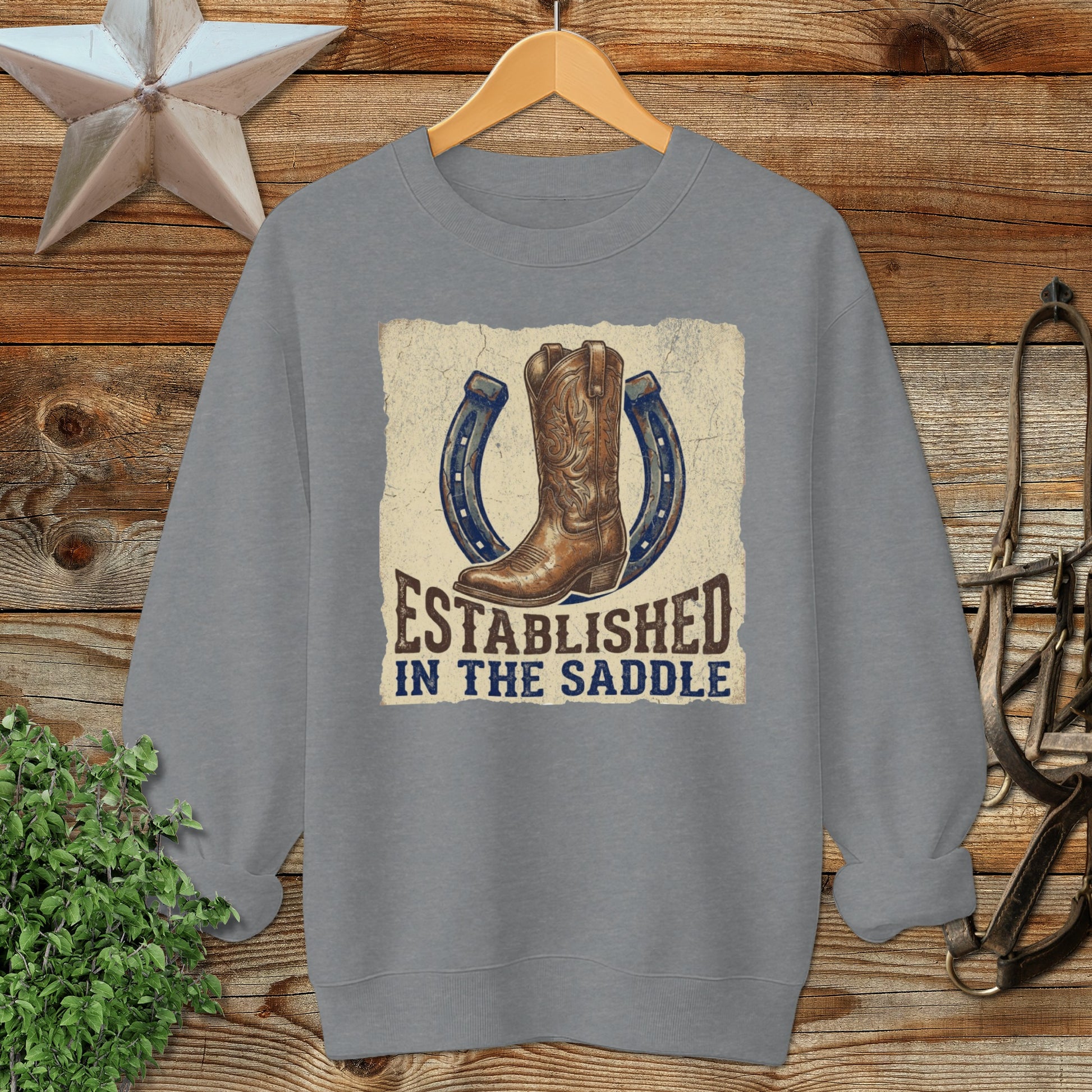 Established in the Saddle Western Sweatshirt