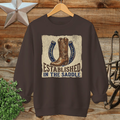 Established in the Saddle Western Sweatshirt
