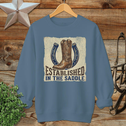 Established in the Saddle Western Sweatshirt