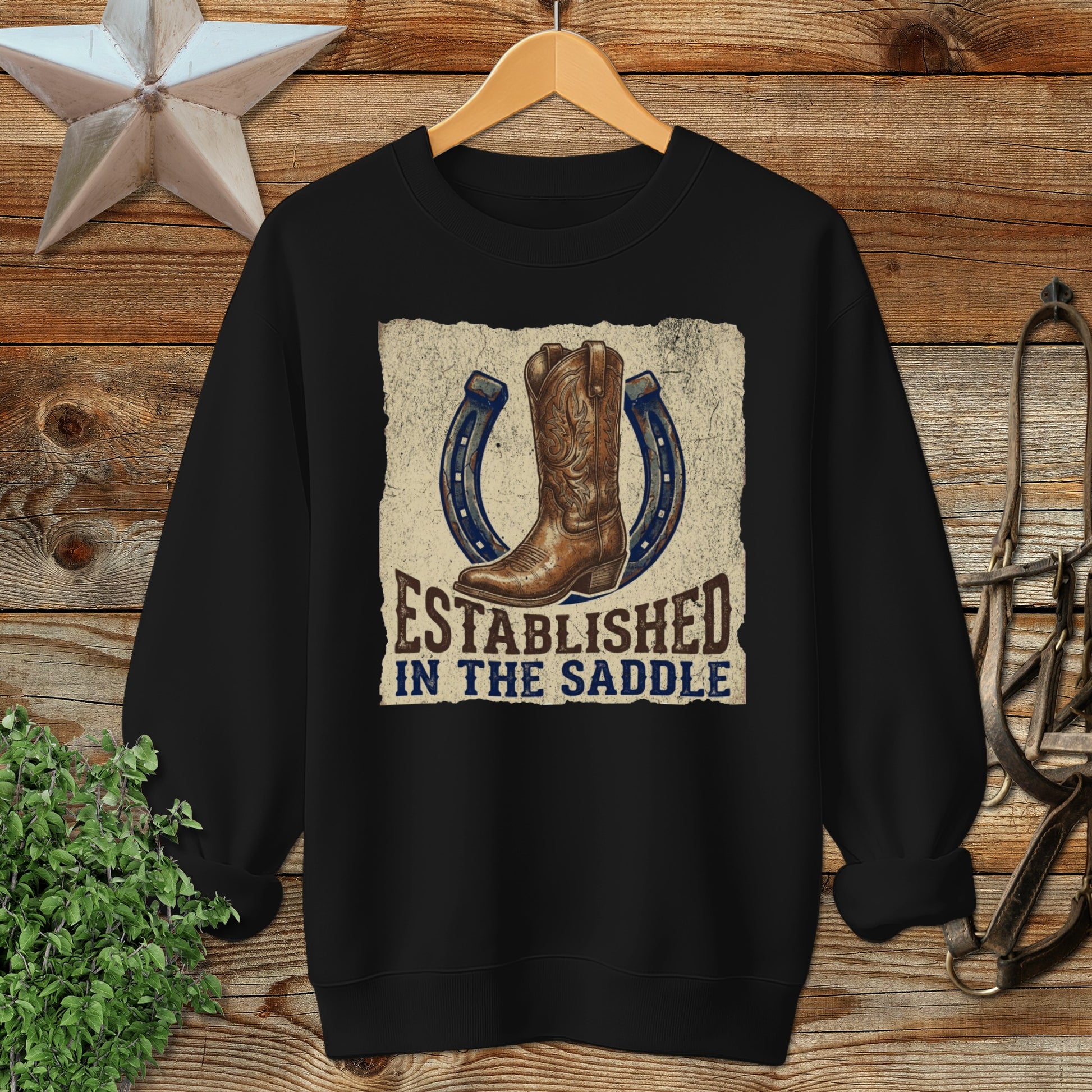 Established in the Saddle Western Sweatshirt