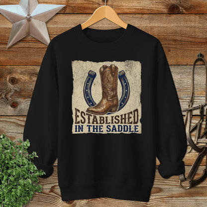 Established in the Saddle Western Sweatshirt
