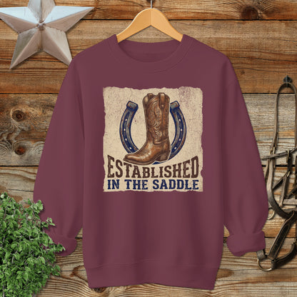 Established in the Saddle Western Sweatshirt