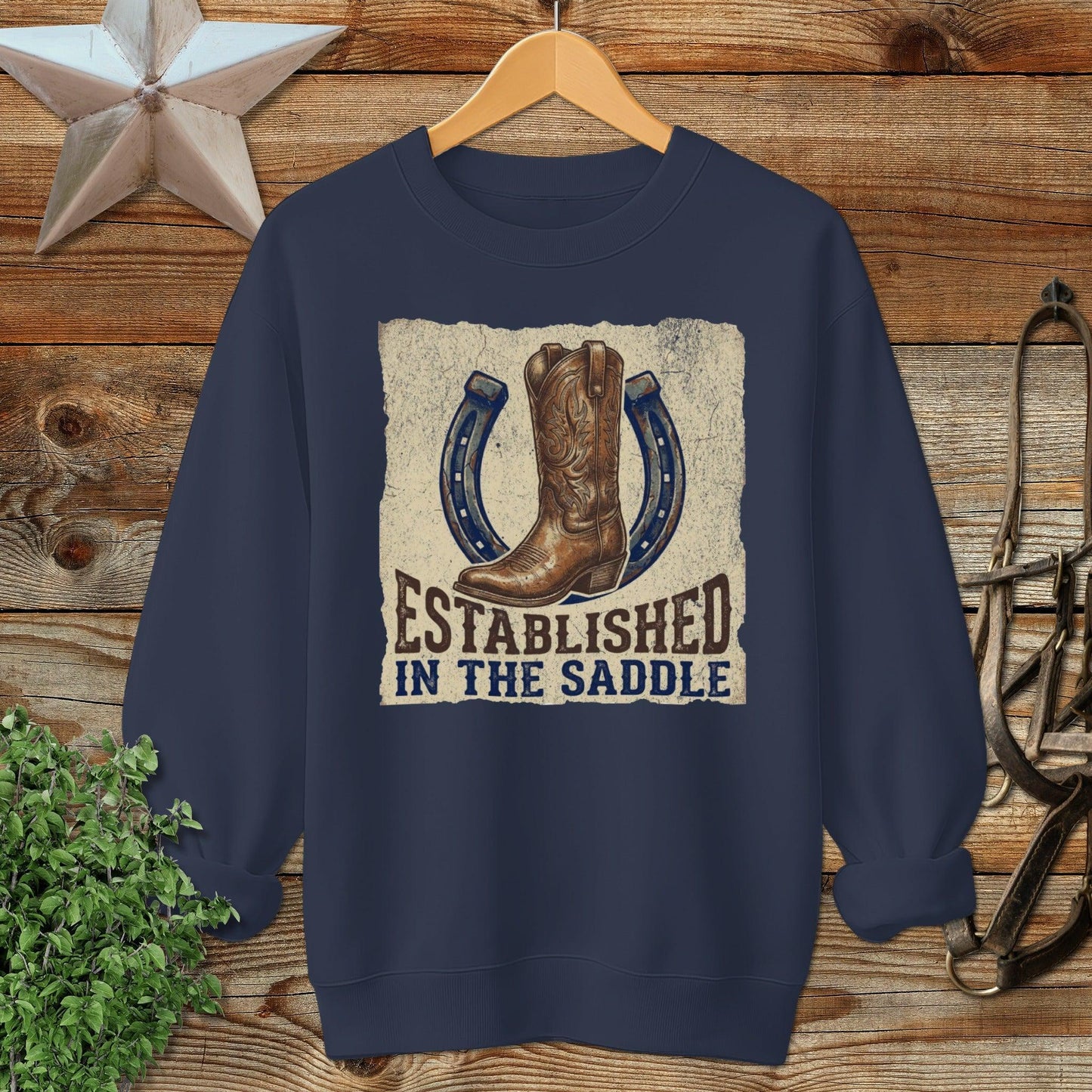 Established in the Saddle Western Sweatshirt