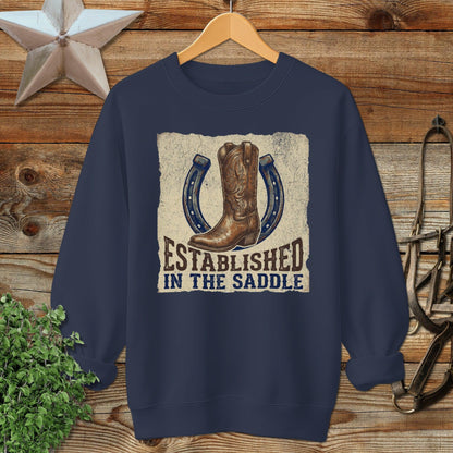 Established in the Saddle Western Sweatshirt