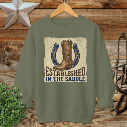 Established in the Saddle Western Sweatshirt