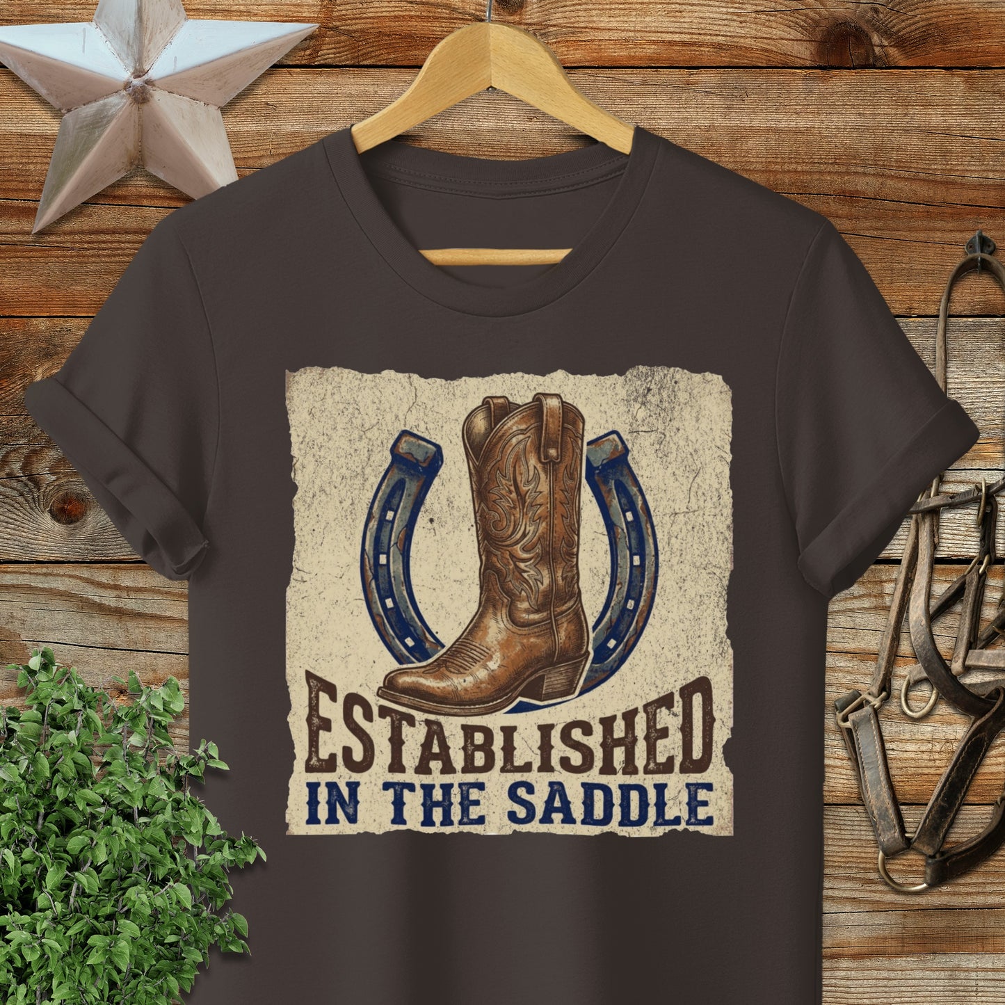 Established in the Saddle Western T-Shirt