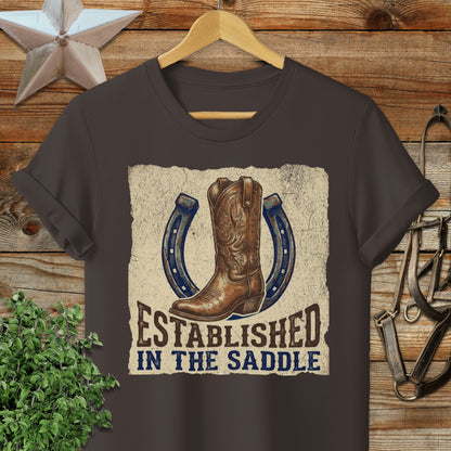 Established in the Saddle Western T-Shirt