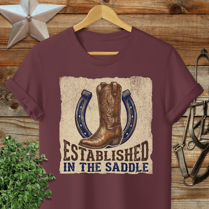 Established in the Saddle Western T-Shirt