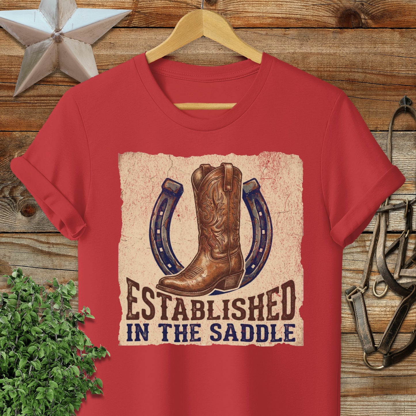 Established in the Saddle Western T-Shirt