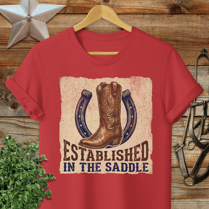 Established in the Saddle Western T-Shirt
