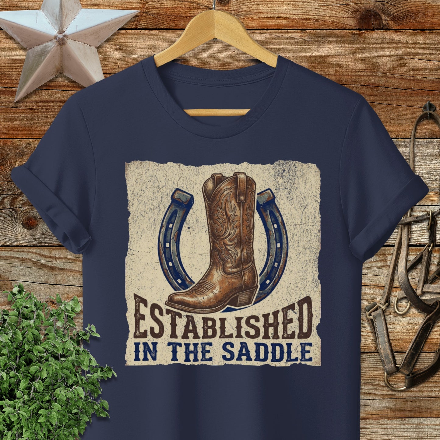 Established in the Saddle Western T-Shirt