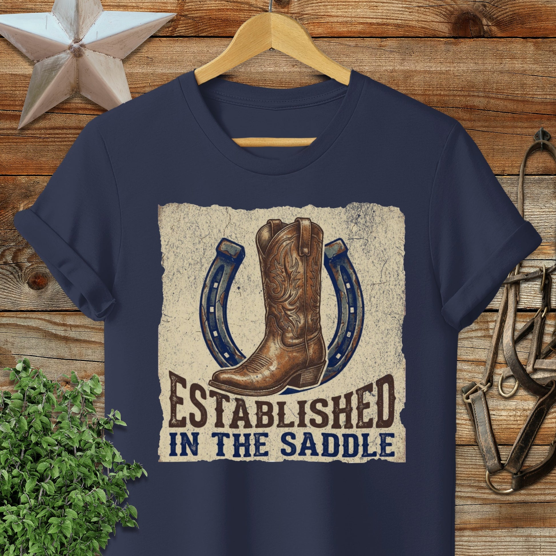 Established in the Saddle Western T-Shirt