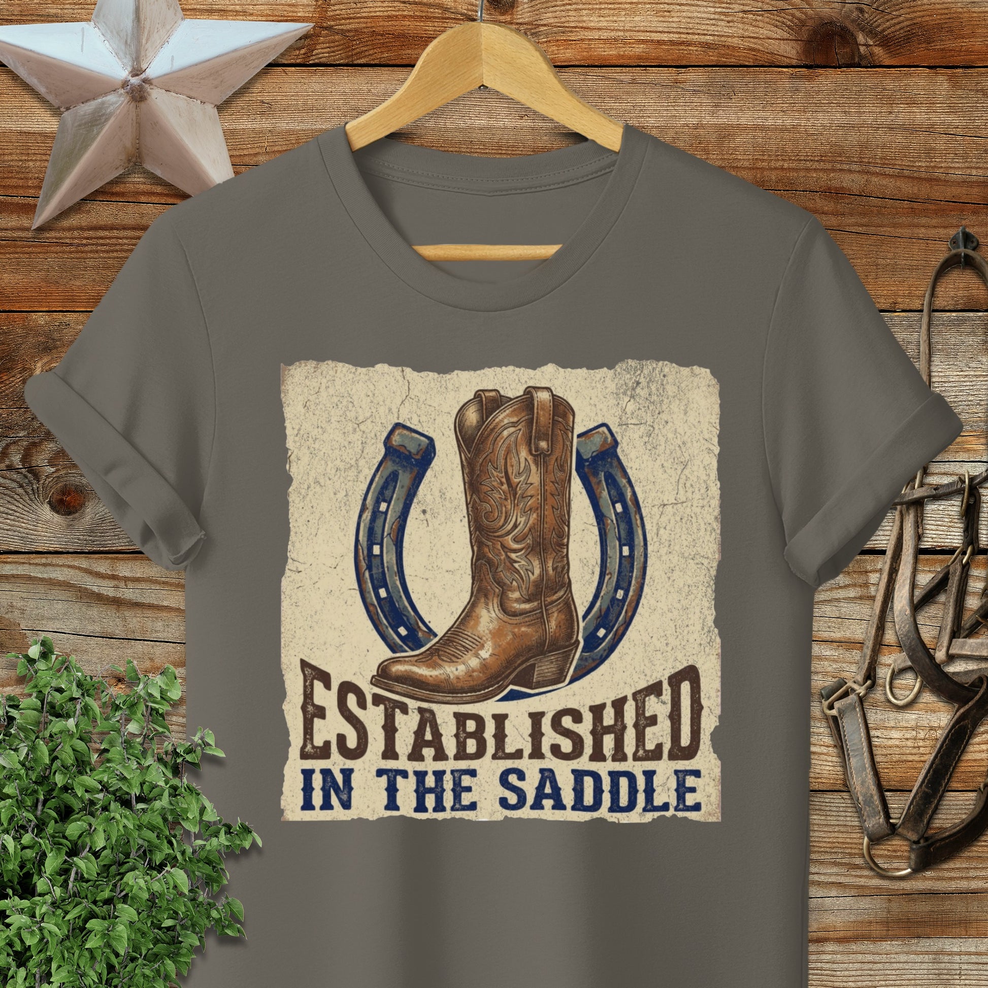 Established in the Saddle Western T-Shirt