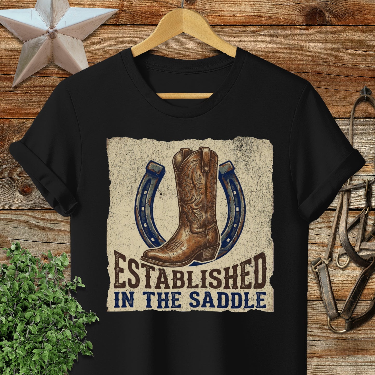 Established in the Saddle Western T-Shirt