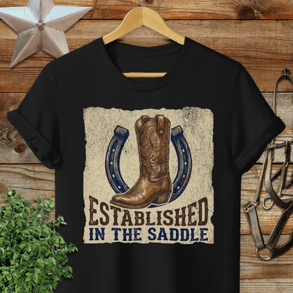 Established in the Saddle Western T-Shirt