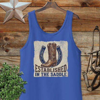 Established in the Saddle Western Tank Top